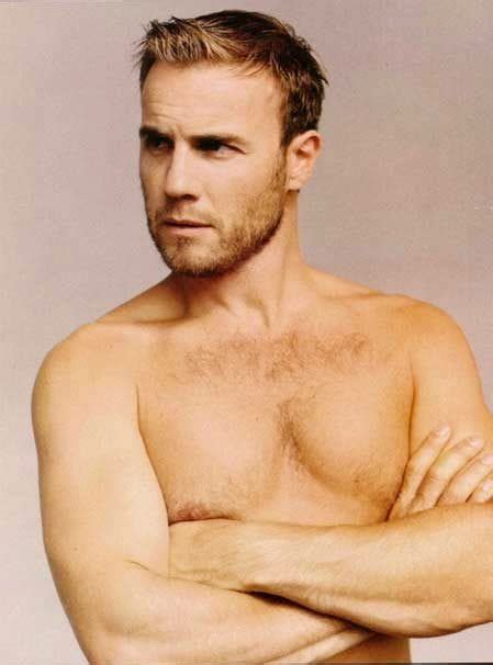 gary barlow nude|Gary Barlow flaunts manhood in skintight pants .